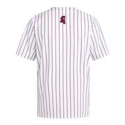 Mississippi State Adidas Replica Pinstripe Baseball Jersey